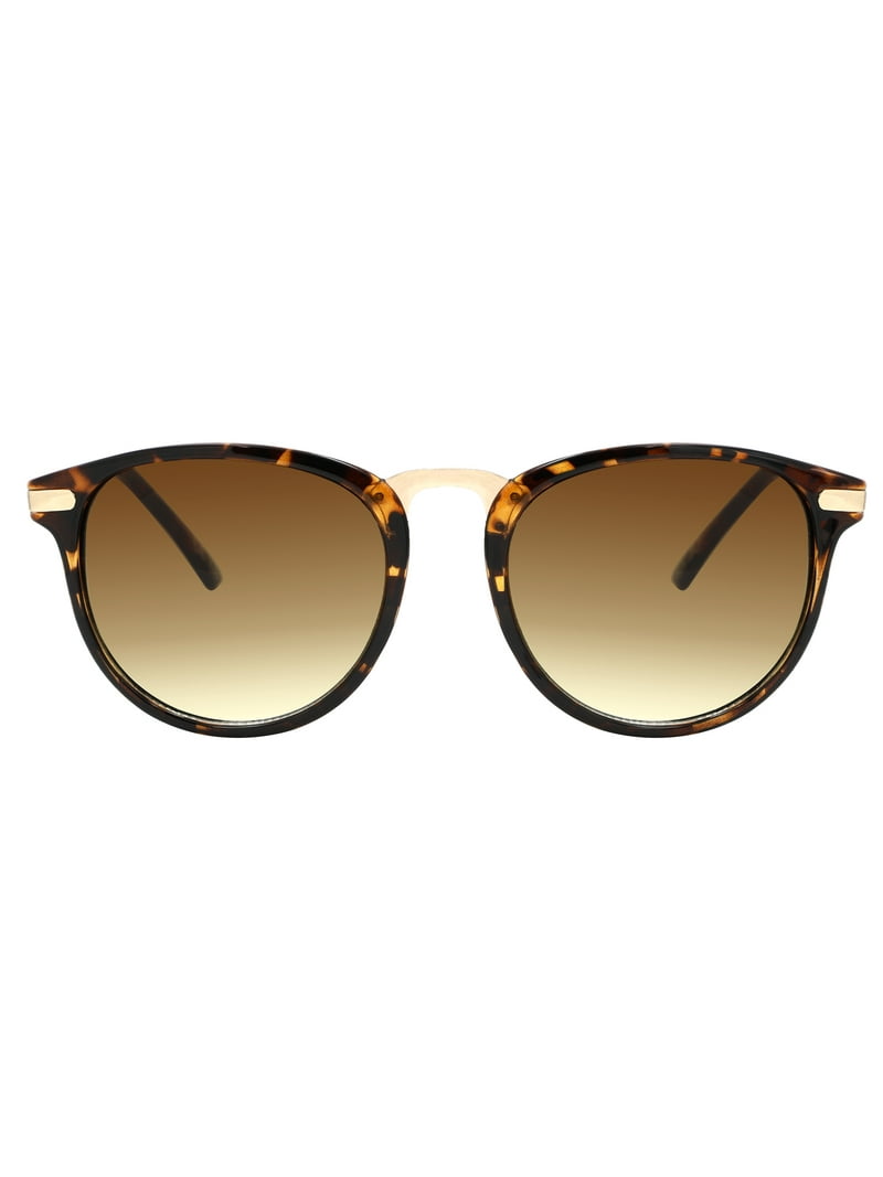 Steve Madden Accelaratedd Unisex Round Plastic Sunglass 48-22 Tortoise Steve Madden Accelaratedd Unisex Round Plastic Sunglass 48  main image 3