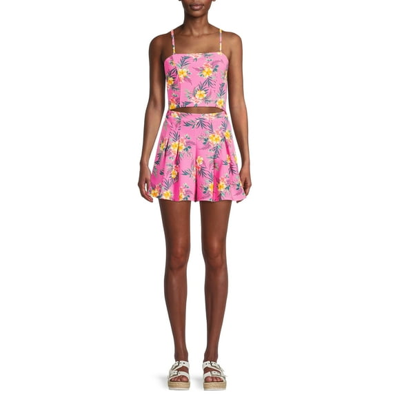 Madden NYC Junior’ Printed Cutout Romper