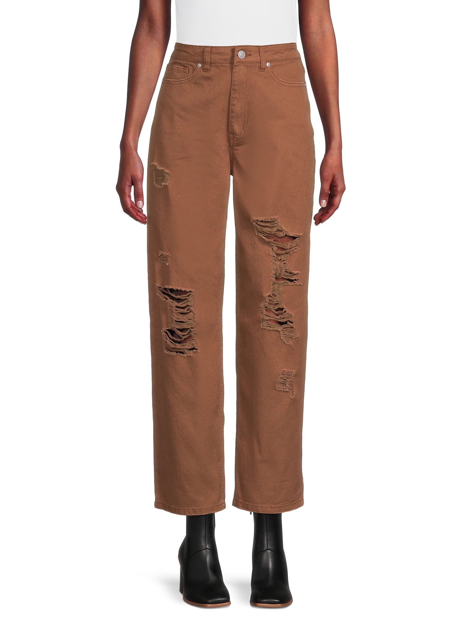 Madden NYC Junior's Destructed Ultra 90s Jeans