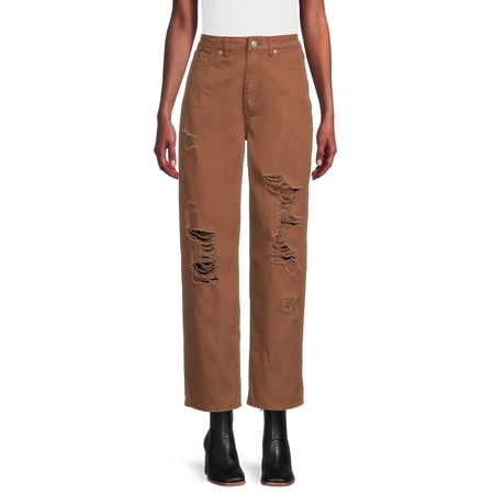 Madden NYC Junior's Destructed Ultra 90s Jeans