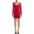 thumbnail image 1 of Madden NYC Junior's Velvet Corset Bodycon Dress, 1 of 5