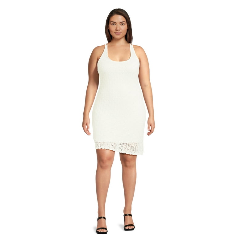 Madden NYC Women s Juniors and Juniors Plus Crochet Dress Sizes XS 4X Walmart