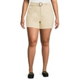 thumbnail image 1 of Madden NYC Juniors Plus Size Millennium Shorts, 1 of 5
