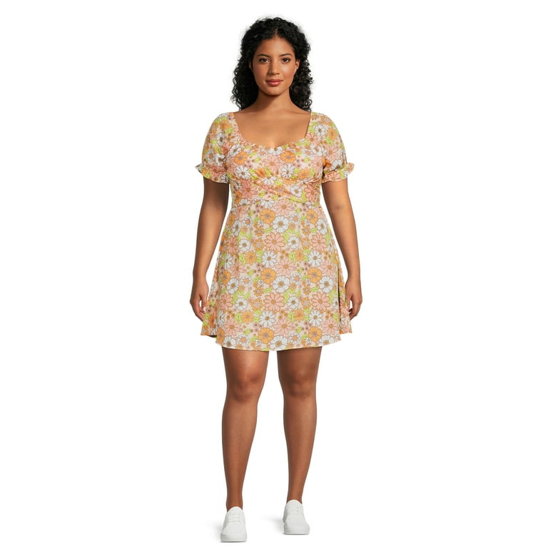 Plus peasant cheap dress