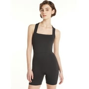 Madden NYC Juniors’ Square Neck Unitard, Sizes XS-XXXL