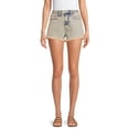 thumbnail image 1 of Madden NYC Juniors' Super High Rise Denim Shorts, 1 of 5