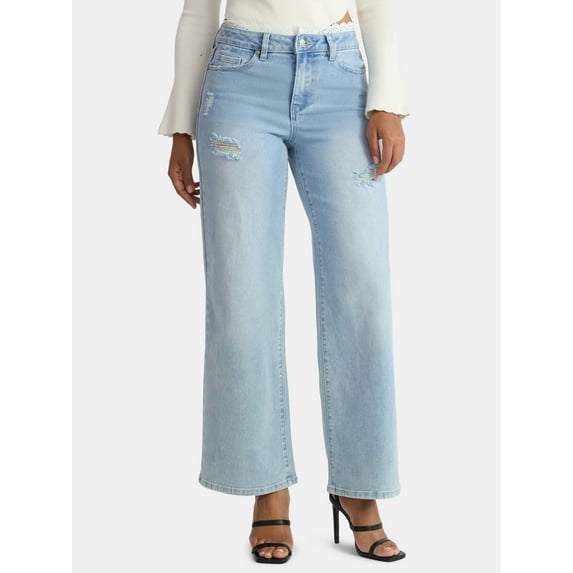 Madden NYC Women's Lace Waist Jeans, 32" Inseam, Sizes 00-18