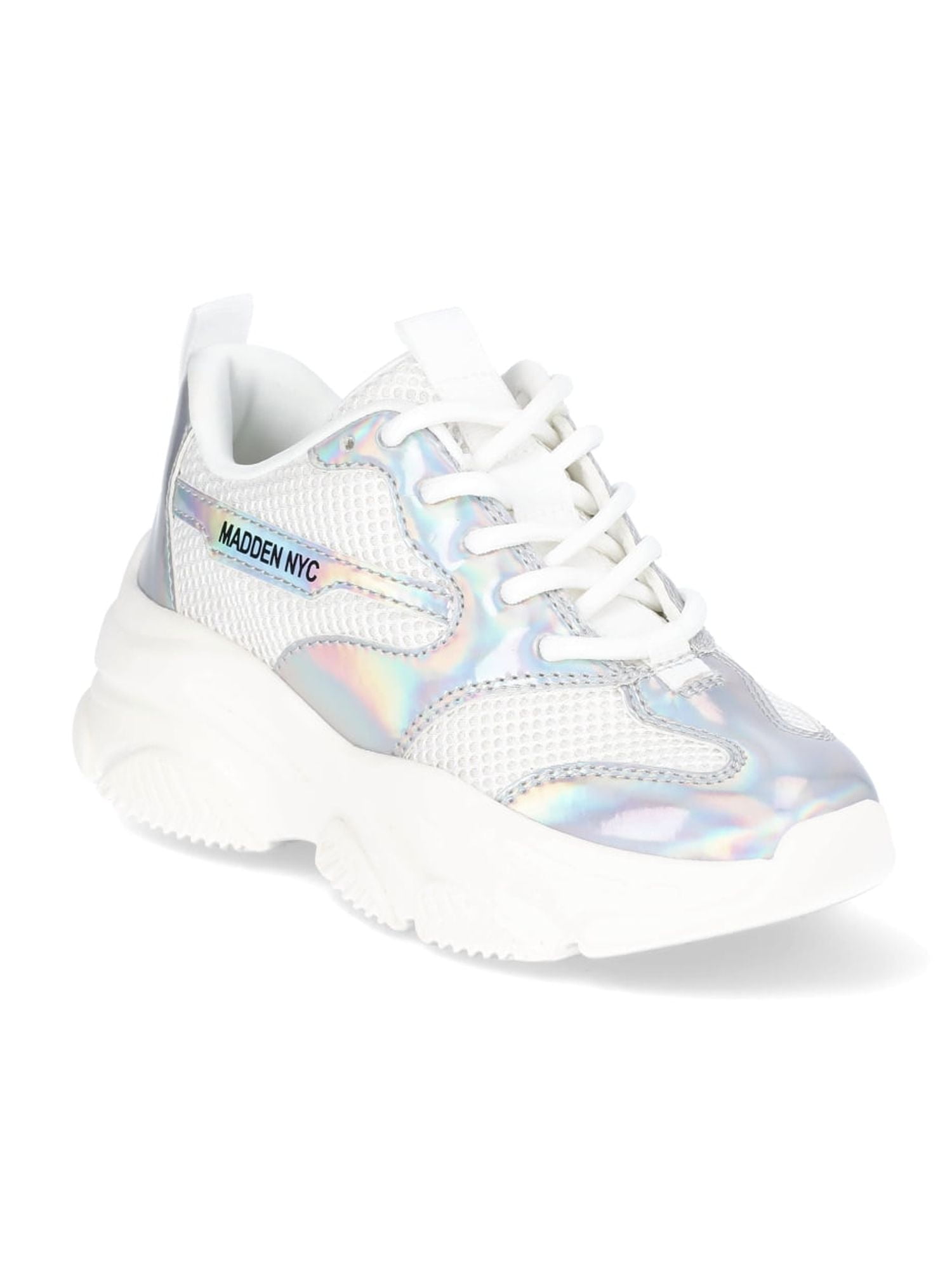 Madden NYC Little Girls and Big Girls Metallic Sporty Sneakers, Sizes 13-6