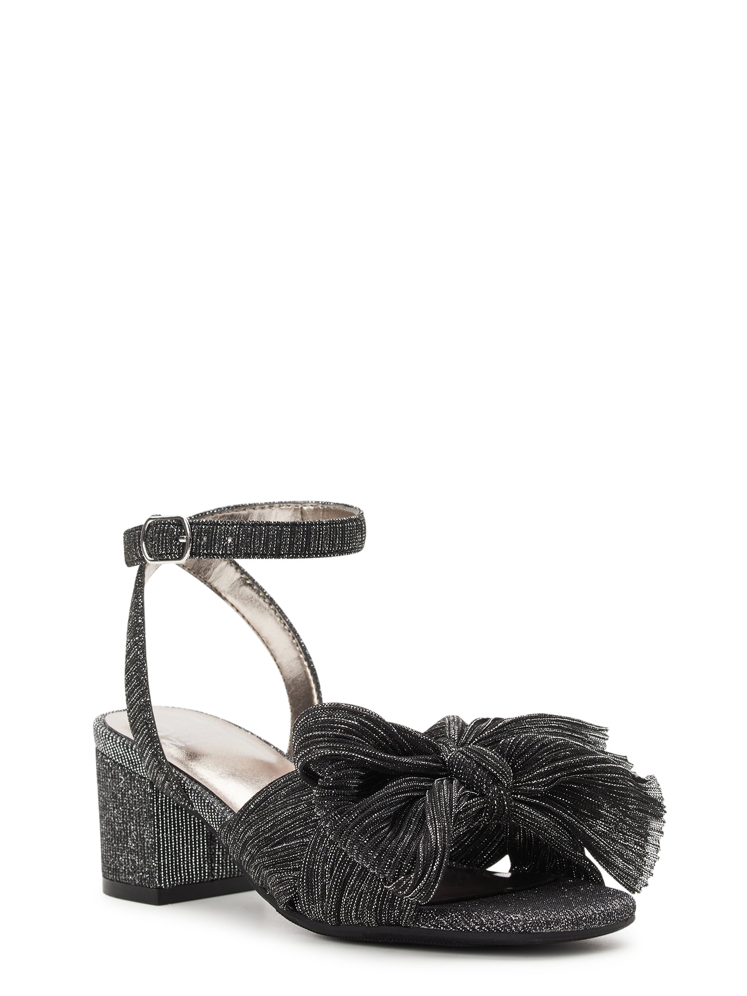 Madden NYC Little Girl & Big Girl Low Heel Dress Pump with Bow, Sizes 13-5