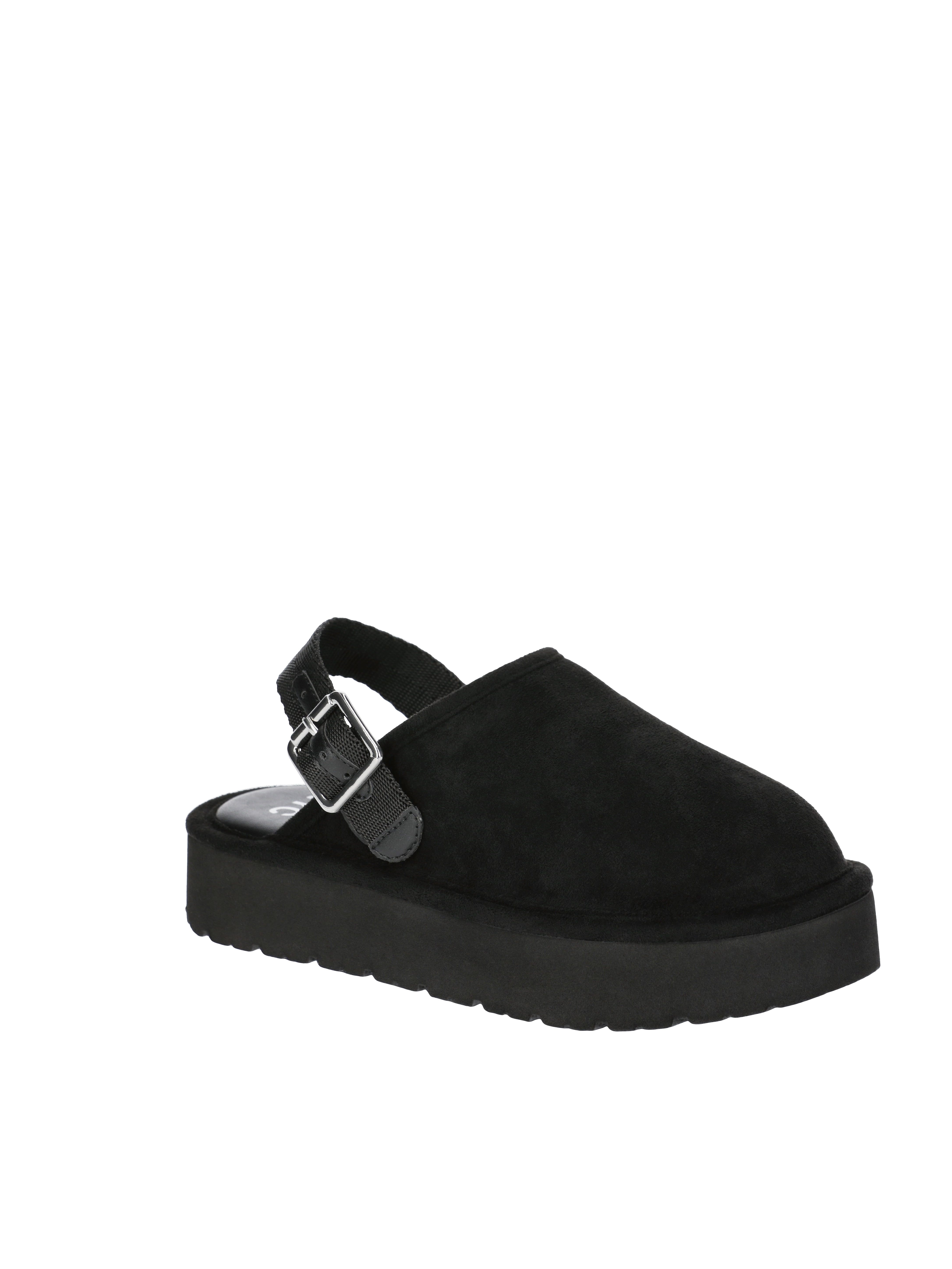 Madden NYC Little and Big Girls' Platform Clogs with Faux Shearling Lining
