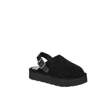 Madden NYC Little and Big Girls' Platform Clogs with Faux Shearling Lining