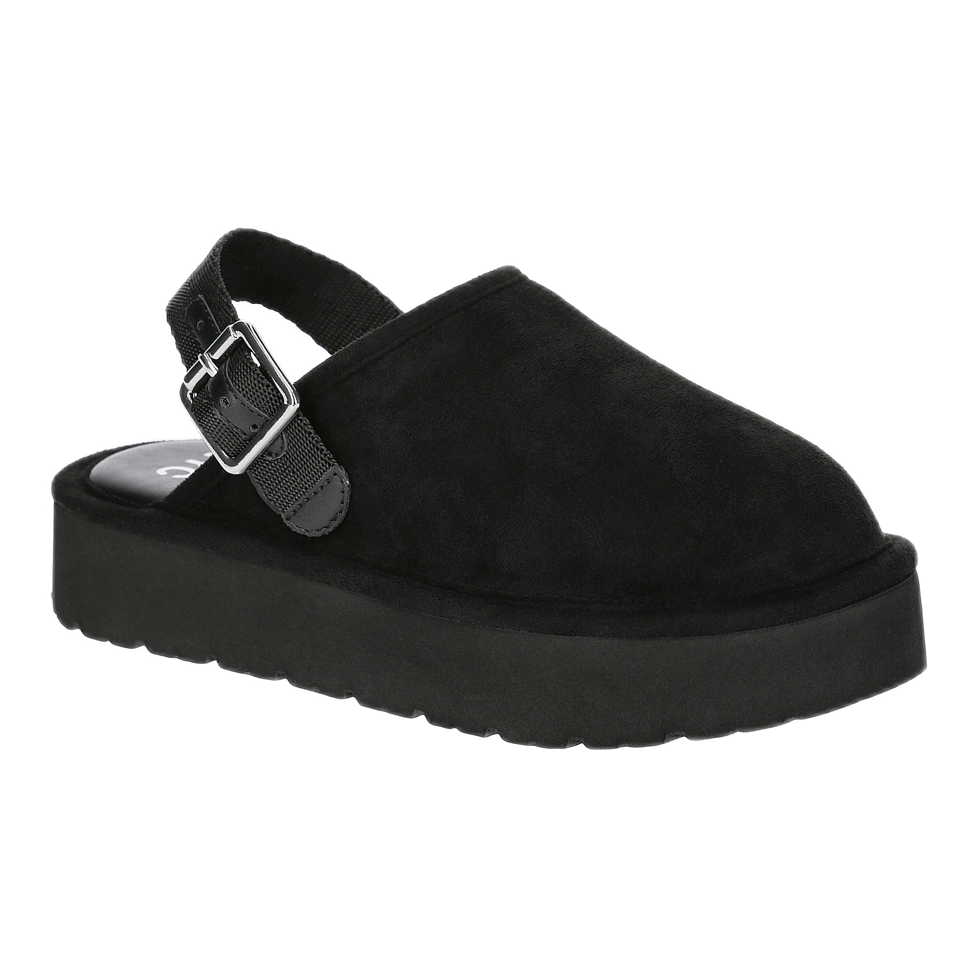Madden NYC Little and Big Girls' Platform Clogs with Faux Shearling Lining