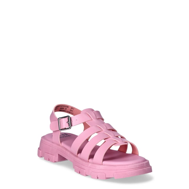 Madden NYC Little and Big Girls' Lug Sole Fisherman Sandals