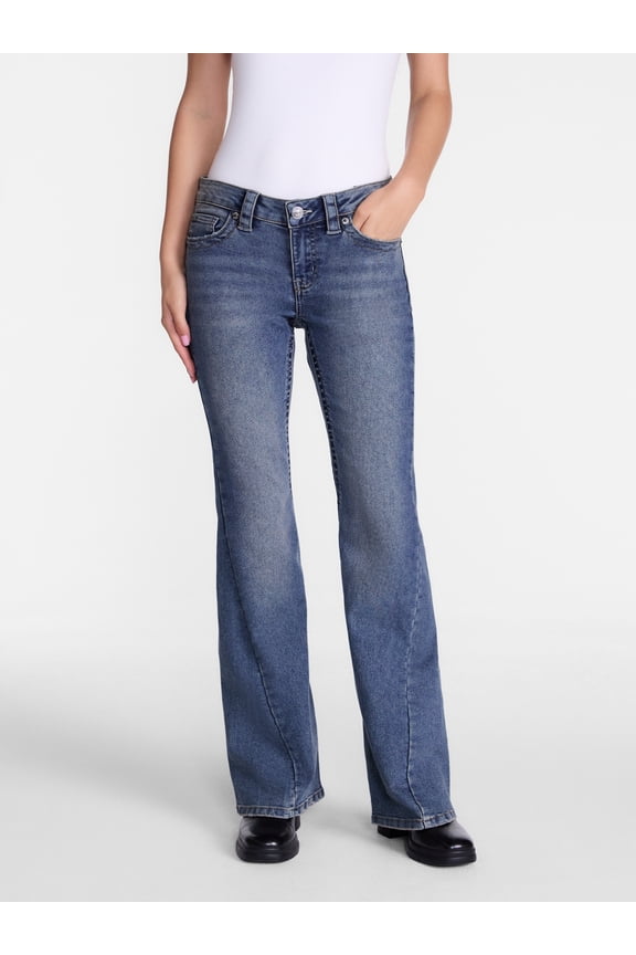 Women's Low Rise Flare Jeans, 32" Inseam, Sizes 00-18