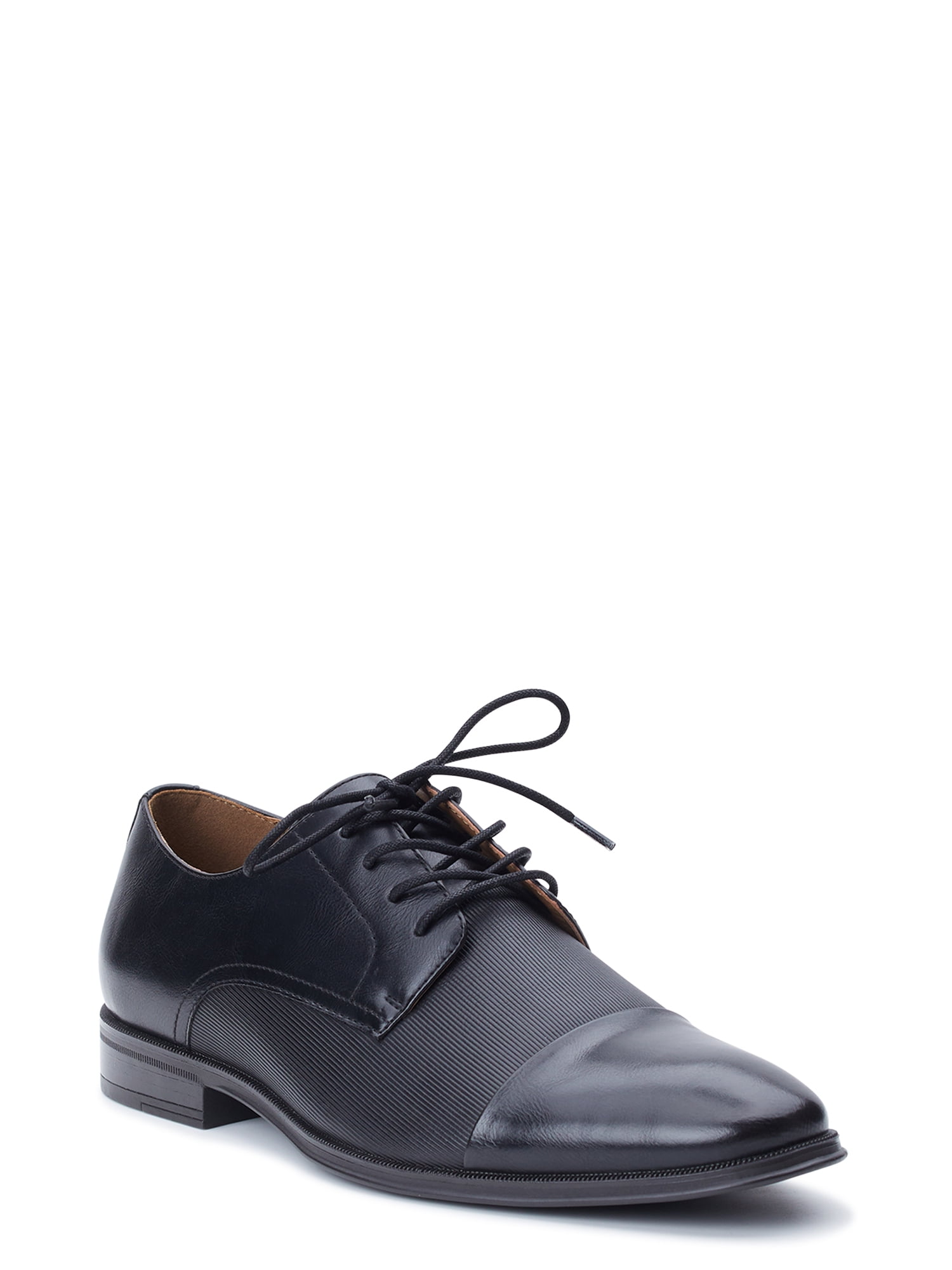 Dress Oxford Shoes for Men Lace Up Checkered Round