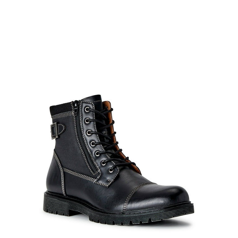 Madden NYC Men s Zip Buckle Boots Walmart
