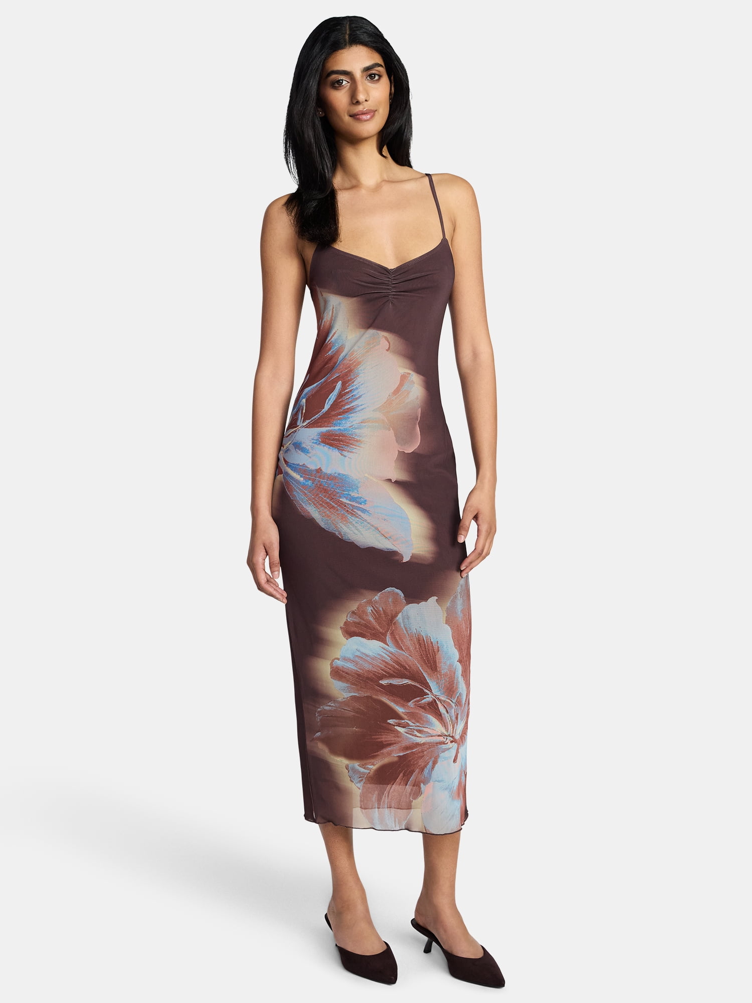 metallic long dresses formal Metallic Long Dress with Pleated Bodice by Nox Anabel R347– sheerdreamz