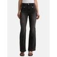 thumbnail image 1 of Madden NYC Midrise Moto Bootcut Jean, Women's, 1 of 5