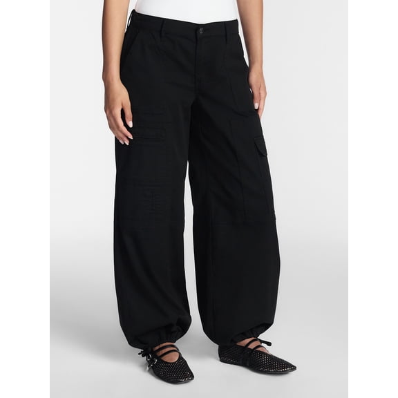 Madden NYC Women's Poplin Cargo Pants, Sizes XXS-XXL