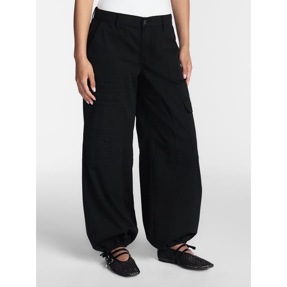 Madden NYC Women's Poplin Cargo Pants, Sizes XXS-XXL