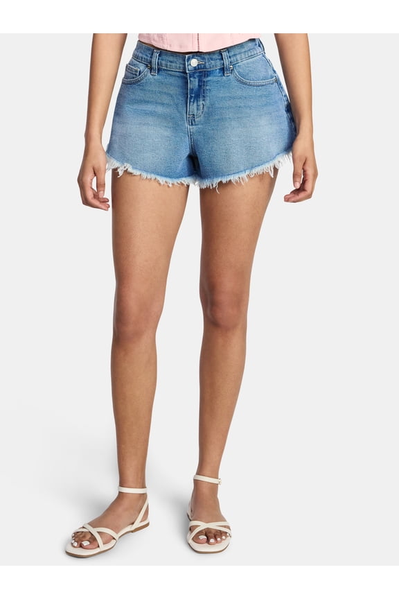 Women's Frayed Denim Shorts