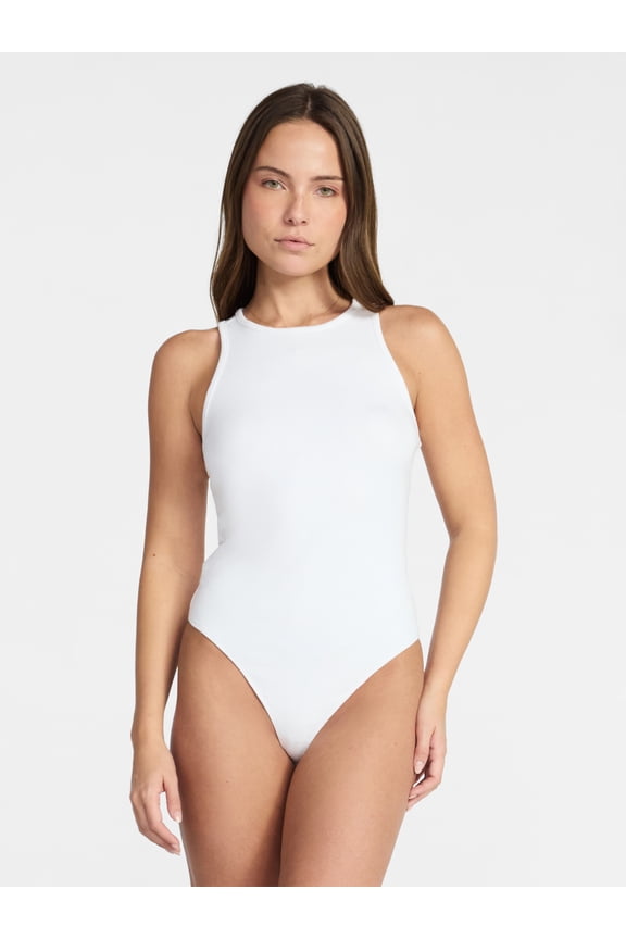 Women’s Racerback Bodysuit, Sizes XXS-XXL