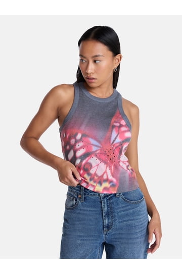 Rhinestone Tank Tops