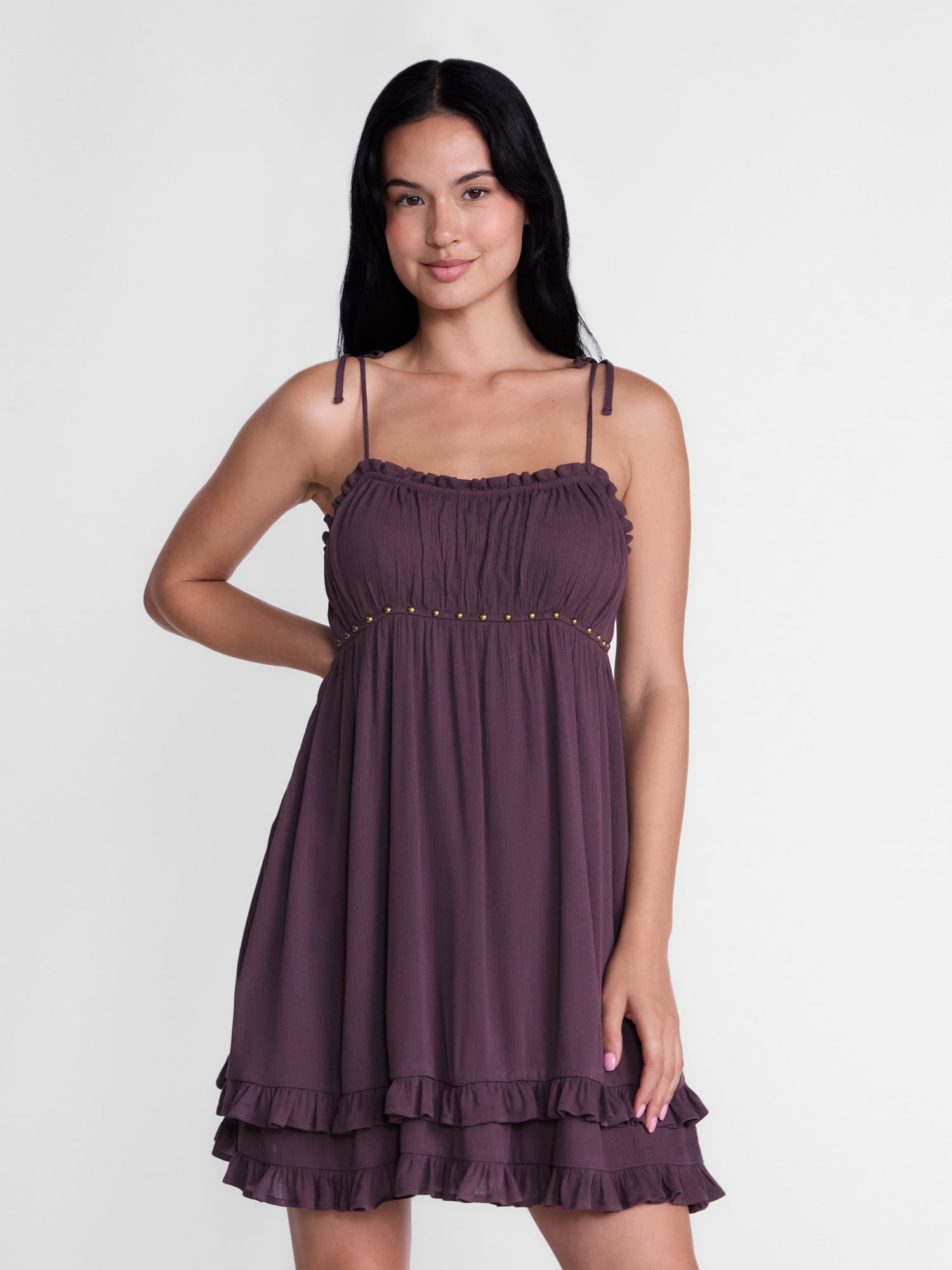 Madden NYC Women’s Ruffle Mini Dress, Sizes XXS-XXL