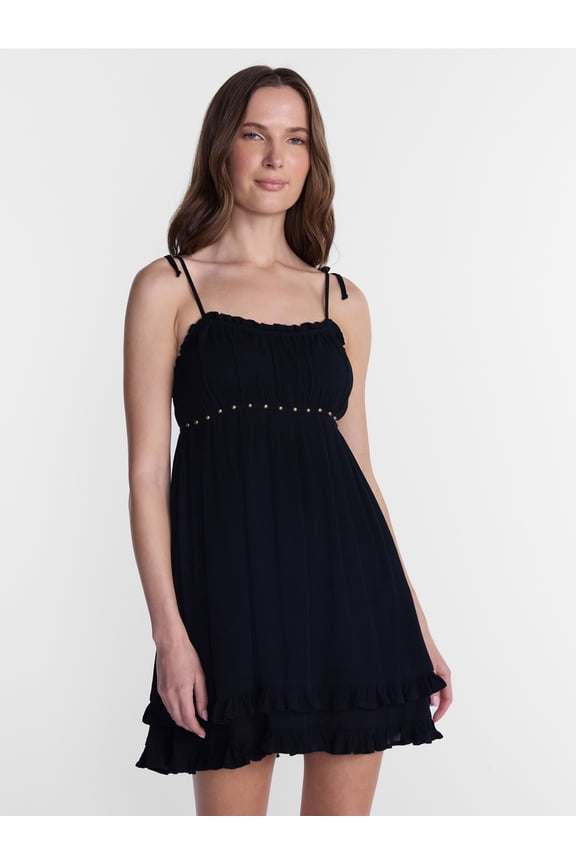 Women’s Ruffle Mini Dress, Sizes XXS-XXL