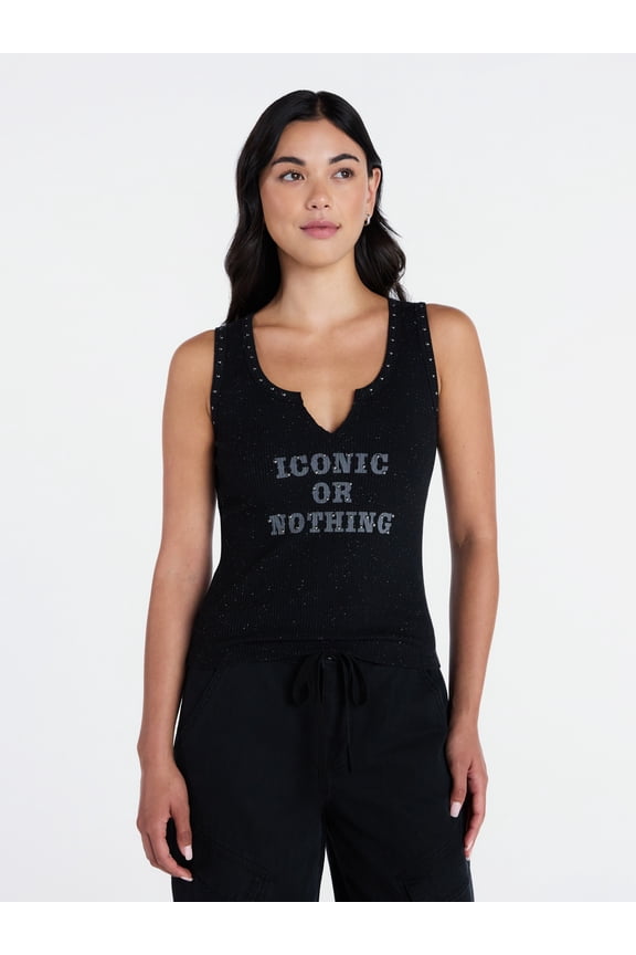 Women’s Graphic Tank Top, Sizes XXS-XXL