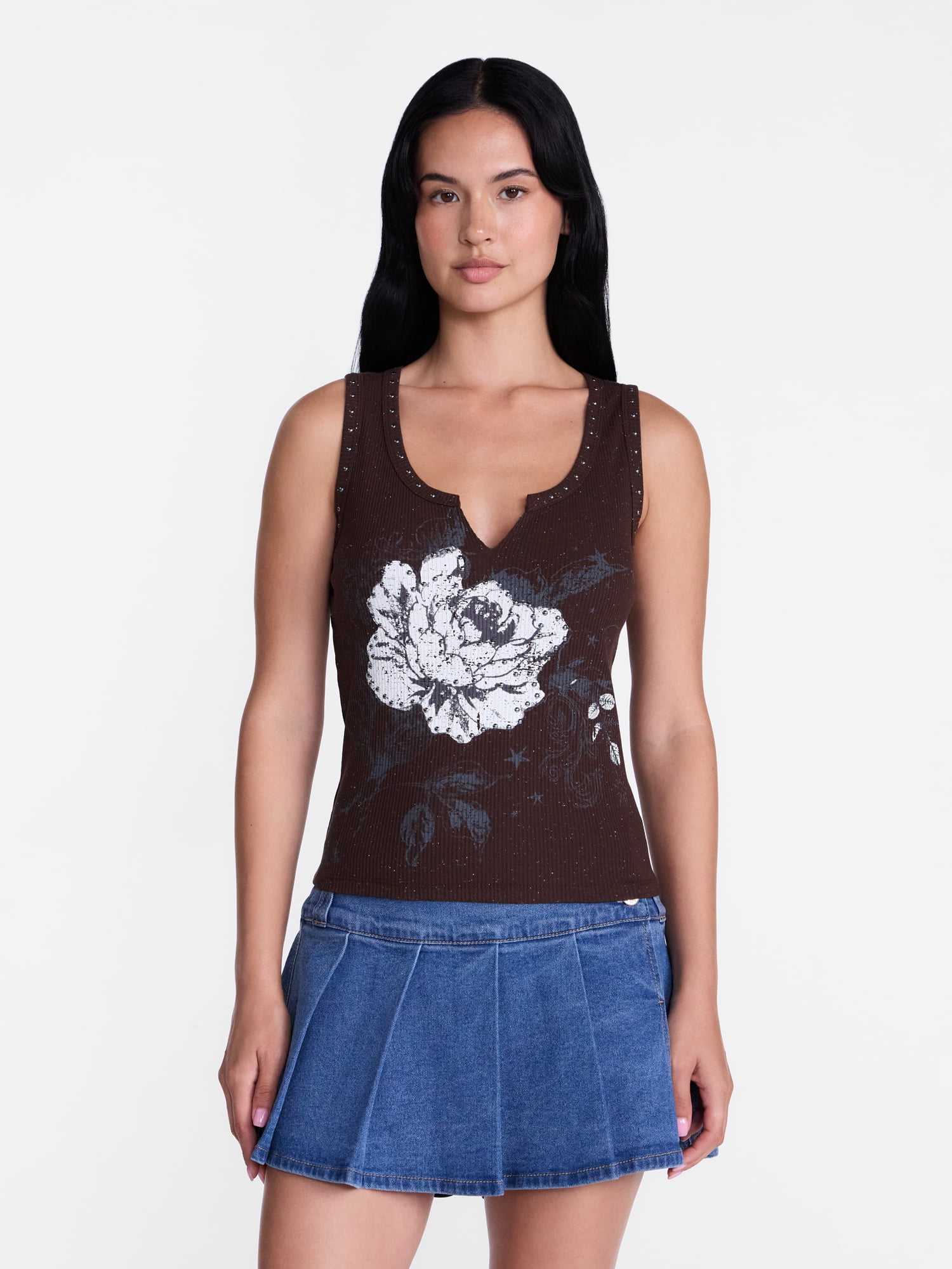 Women’s Graphic Tank Top, Sizes XXS-XXL