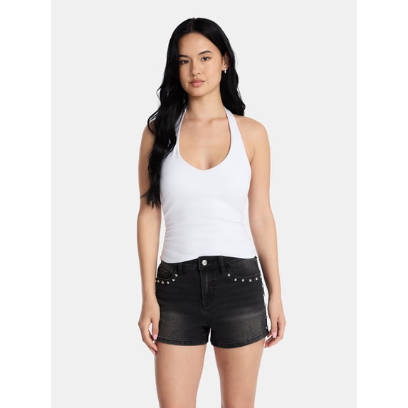 Madden NYC Women’s Sleeveless Halter Top, Sizes XXS-XXL