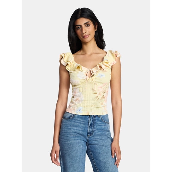 Madden NYC Women's Ruffle Top, Sizes XXS-XXL