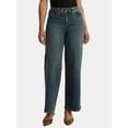 thumbnail image 1 of Madden NYC Women's Tie Belt Jeans, 32" Inseam, Sizes 00-18, 1 of 5