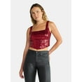 thumbnail image 1 of Madden NYC Sequin Corset Top, Women's, 1 of 5