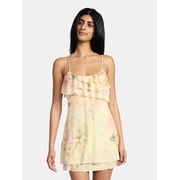 Women's Sleeveless Ruffle Mini Dress, Sizes XXS-XXL