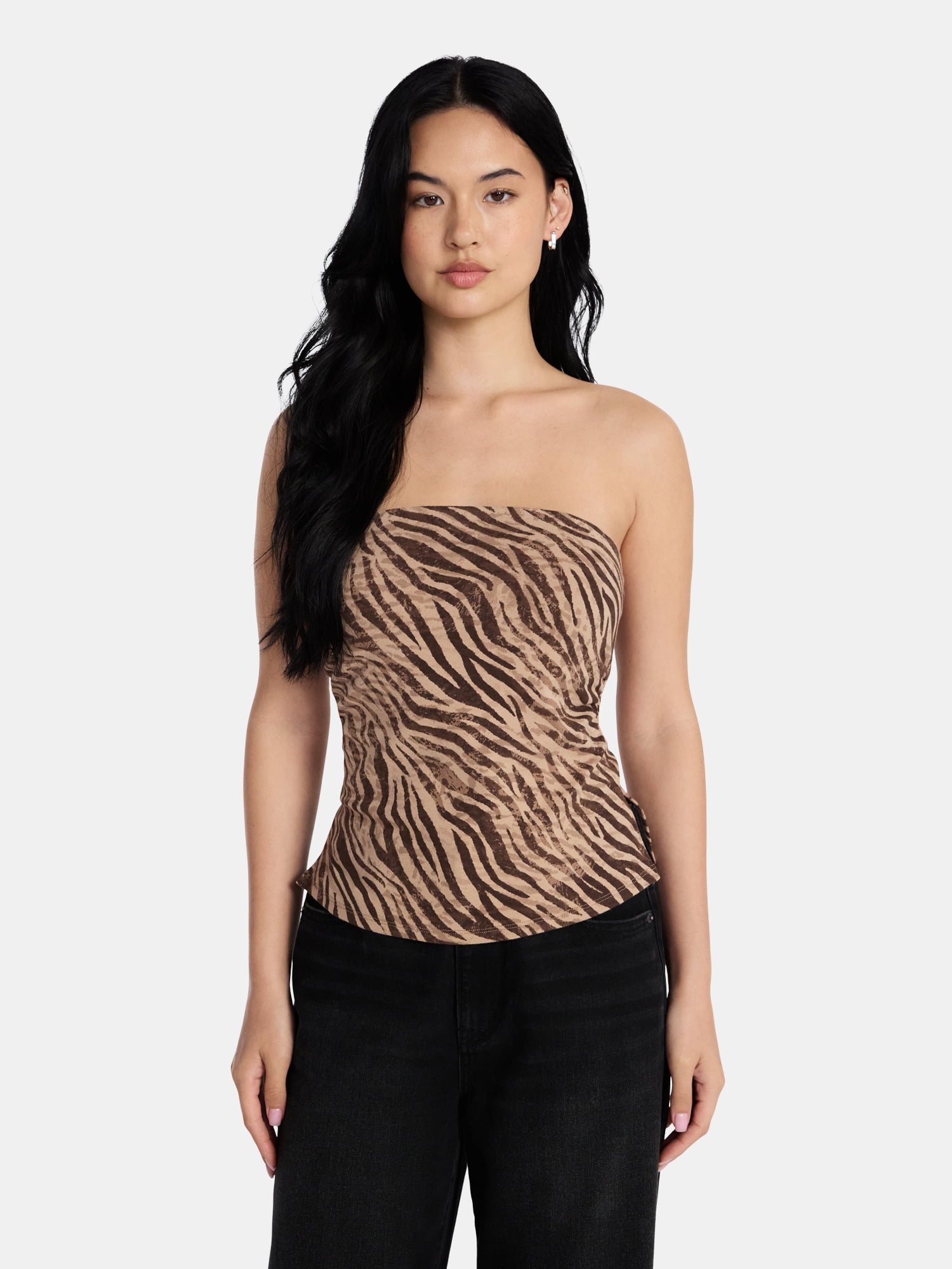 Madden NYC Women’s Slit Tube Top, Sizes XXS-XXL