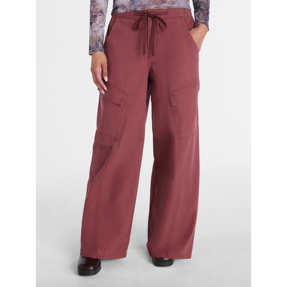 Madden NYC Wide Leg Cargo Pants, 32” Inseam, Sizes XXS-XXL