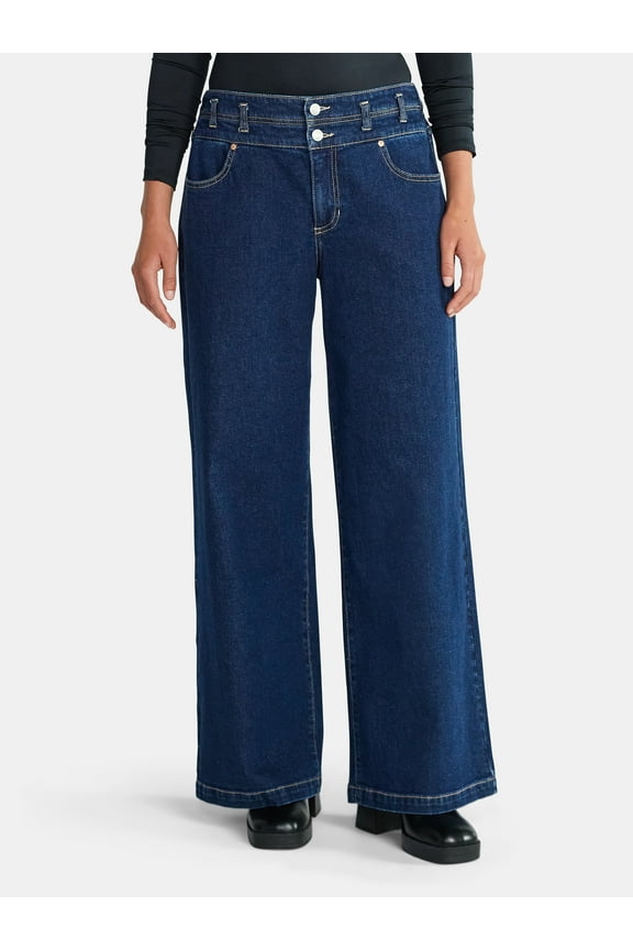 Women's Stacked Waist Relaxed Jean, 31" Inseam, Sizes XXS-XXL