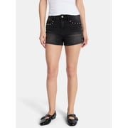 Women’s Studded Denim Shorts, Sizes 00-18
