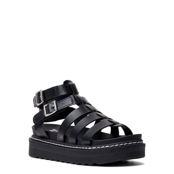 Madden NYC Unisex Kids Gladiator Sandal, Comfort & Fashion, Black, 13-5