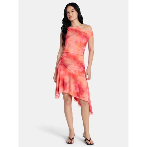 Madden NYC Women’s Asymmetrical Midi Dress, Sizes XXS-XXL