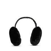 MADDEN NYC Women's Boucle Trim Earmuff Black