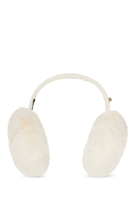 Women's Boucle Trim Earmuff Ivory