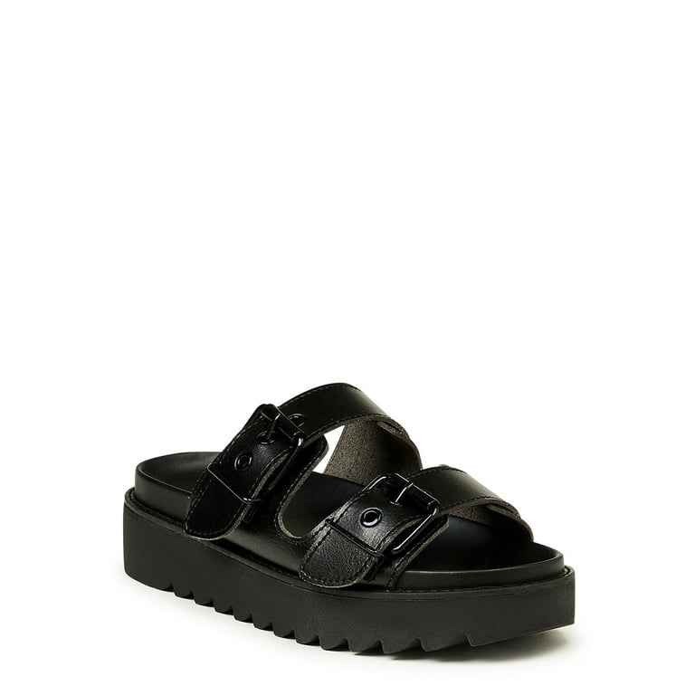 Madden NYC Women s Casual Lug Sole Footbed Sandals Walmart