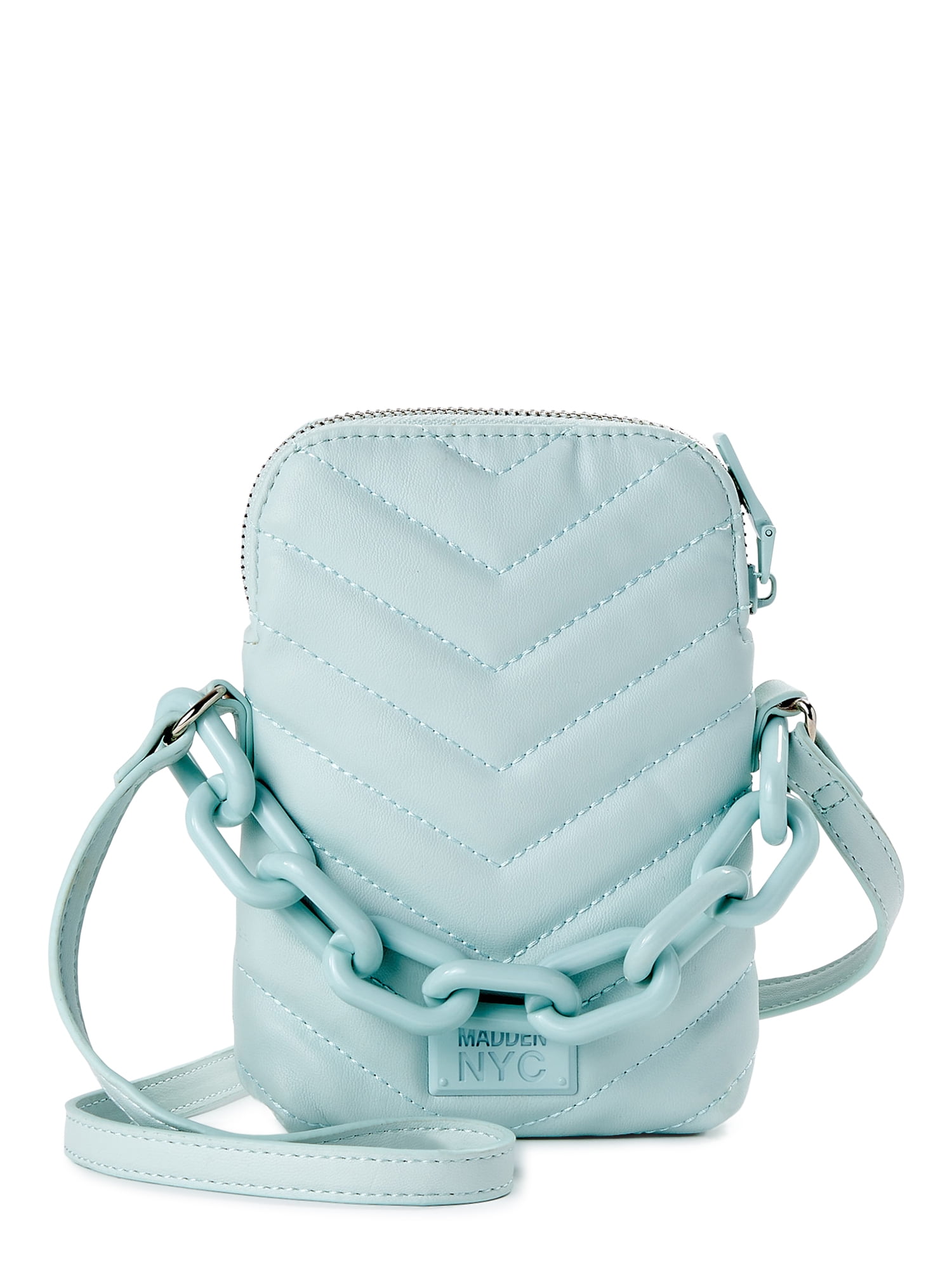 Madden NYC Women's Quilted Crossbody Bag with Pouch 