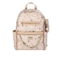 thumbnail interactive-video image 1 of Madden NYC Women's Chain Pocket 17" Dome Backpack, Beige Smiley, 1 of 5