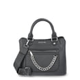 thumbnail image 1 of Madden NYC Women's Chain Tote Handbag, Black, 1 of 5