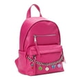 thumbnail image 1 of Madden NYC Women's Charm Pouch Mini Backpack Pink, 1 of 2