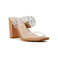 thumbnail image 1 of Madden NYC Women's Clear Band Studded Sandals, 1 of 5